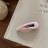 Pinza para el pelo de lana rosa suave estilo retro Ins coreano, dulce y linda, estilo girly, pinza lateral versátil para mujer