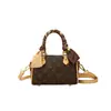 Bolsa de Mão de Luxo Estilo Pillow Bag para Mulheres 2026 Nova Bolsa Boston Estampada Retrô Bolsa de Ombro Bolsa Transversal para Mulheres
