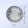 Vajilla en idioma Hua, adecuada para tazón de cerámica de estilo japonés, tazón de arroz simple y creativo para el hogar, tazón de fideos, tazón de sopa, plato, ligero defecto.