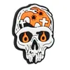 Cuentas para bolígrafo de PVC de Halloween, cuentas de calavera de dibujos animados, cuentas de hilo, cuentas centrales de fantasma lindas