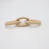 Mango de Anillo de Madera Retro, Anillo de Conexión de Cadena de Madera Ovalado, Fabricante de Manualidades para el Hogar
