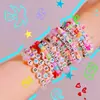 Cuentas del Alfabeto Inglés Hechas a Mano Sueltas Pulsera Collar Cadena de Teléfono Móvil Colgante Pulsera Accesorios de Joyería DIY