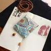 Clip para monedas de oro de metralla, brocado y estilo, bolsa de mano para guardar joyas, bolsa de regalo, tela vintage, bordado, billetera