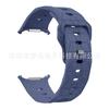 Para Samsung GalaxyWatch7 Ultra47mm Padrão de Futebol Fivela Reversa Pulseira de Silicone Pulseira de Relógio Esportivo