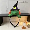 Mingguan Producto Nuevo Transfronterizo Halloween Dibujos Animados Muñeco Tridimensional Diadema Cabeza de Bruja Calabaza Hebilla de Cabeza Diadema de Vampiro Venta al por Mayor