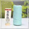Cuerda de Cuerda de Algodón Hecha a Mano de Colores 2mm 3mm 4mm 5mm Cuerda para Atar Cuerda para Tejer Empaque Cuerda Decorativa para Etiquetas DIY