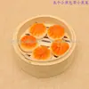 Pão de Leite Cozido Simulado Flor de Comida Rolo de Brinquedo Restaurante Xiaolongbao Adereços Decorativos Modelo Jardim de Infância Crianças Pão Falso