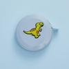Regla suave telescópica automática de dinosaurio nórdico, mini cinta métrica portátil para el hogar, regla suave