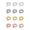 Cierre Sencillo de Plata de Ley S925 para Collar Kit de Materiales para Collar Pulsera DIY Cierre en Forma de U Accesorios Conector de Perlas