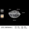Pantalla con Cabezal de Lámpara Completo, Lámpara de Mesa DIY, Lámpara Colgante con Interruptor, Pantalla Reemplazable, Carcasa de Repuesto, Vidrio Transparente Gris Espesado