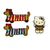 Pegatinas de tela con dibujos animados de otoño e invierno para bordado por computadora, diseño de cachorros, para ropa, bolsos, accesorios decorativos, parches DIY al por mayor