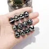 Cuentas Dzi Auténticas de Xizang, Ágata Natural, Weathered y Pulido al Aceite, Pulsera, Collar, Cuentas Sueltas, Cuentas en Hilo, Grado A, Venta al por Mayor del Fabricante