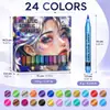 Caneta Marcadora de Metal Acrílico para Novo Produto Transfronteiriço Pincel Macio Pintura de Nail Art Caneta Colorir Modelo Caneta de Tinta para Graffiti de Diário
