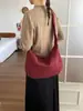 Bolso bandolera retro de ante para mujer, nuevo modelo de moda otoño/invierno 2026, bolso de mano de gran capacidad