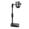 Suporte de celular para mesa de plástico com ajuste telescópico, suporte preguiçoso, tela ajustável horizontal e vertical, atacado líquido vermelho para celular ao vivo