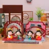 Souvenirs de Tendencia Nacional: Adornos de Escena Acrílicos de Dama de la Dinastía Tang, Nuevos Adornos Pequeños de Mesa Estilo Chino para Sala de Estar, Souvenirs Culturales y Creativos