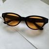 Librito Rojo Mismo Estilo Vintage Uña de Arroz Ojo de Gato Gafas de Sol para Mujer Gafas de Sol Simples Elegantes Sentido Avanzado Gafas de Sol Cara Redonda