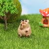 Lindos microadornos de erizo para paisajismo, decoraciones DIY, artesanías de resina de simulación de animales, adornos de erizo