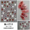 Adesivos de Manicure Homem Leão Ano Novo 2024 Adesivos 5D Embossados Tendência Nacional Leão Festivo Ruyi Cabeça de Leão Adesivos Tridimensionais para Unhas
