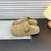 Pantuflas Elegantes de Punta Cerrada de Alta Gama para Mujer, Modernas y de Moda, Nuevas 2026, Slip-On Perezosas para Exteriores Casuales