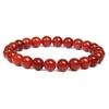 Pulsera de Cuentas de Piedra Natural de 8 mm de Venta Caliente Transfronteriza Europea y Americana para Hombre Turquesa Blanca Elástica con Cuentas Venta al por Mayor Comercio Exterior Venta Caliente