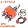 Suministro de Interruptor Basculante E-Ten1021 Interruptor Balancín Alta Corriente Dos Posiciones Tres Posiciones Terminal de Tornillo