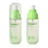 Botella Transparente Esmerilada Personalizada de 100ml para Loción Cosmética con Tapa Exterior Mate de PET, Botella con Atomizador de Niebla Fina Hidratante de 24 Dientes
