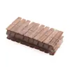 Artículo Popular Pinzas para Ropa de Bambú Carbonizado, Pinzas Gruesas para Pantalones, Pinzas Grandes para Ropa de Madera de Bambú Natural de 7 cm