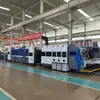 Máquina de producción de cartón, equipo de impresión de inyección de tinta de alta velocidad totalmente automático, máquina todo en uno para impresión, troquelado, sellado de cajas y empaquetado