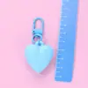Chaveiro de coração de pêssego nova cor de doce amor capa protetora aipods capa de fone de ouvido pingente enfeites de bolsa