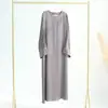 Vestido de manga larga Lorriya con bloques de color, finamente ribeteado LR937