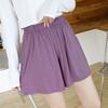 Verano Nuevo Modal Talla Grande Shorts de Bolsillo Cintura Alta Sueltos Pierna Ancha Pantalones Cintura Suelta Casual Simple Pantalones para Casa