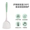 Conjunto de Utensílios de Cozinha de Silicone com Três Peças Espátula Colher de Sopa Escorredor Domésticos Grau Alimentício Resistente à Temperatura Antiaderente Suprimentos de Cozinha