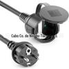 Outdoor Extension-IP44 resistente às intempéries cabo de borracha de uso ao ar livre - tipo F