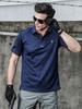 Ropa de Secado Rápido para Exteriores Huanlong, Camisa Polo con Cuello, Camiseta Deportiva de Manga Corta para Hombre que Absorbe el Sudor, Camiseta Táctica, Ropa para Entrenamiento Físico