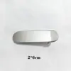 Pinza metálica para el pelo Color níquel perla pinza para flequillo ovalada DIY pinza inferior pinza lateral pinza triangular para el pelo pinza de moda para todo