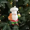 Nuevos colgantes y adornos colgantes surtidos de plástico para árboles de Navidad y escaparates, artículos decorativos para crear una atmósfera festiva, en stock