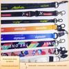 Cordão de poliéster personalizado do fabricante Cordão para chave de celular Cordão para cartão de transferência térmica com padrão de logotipo imprimível