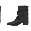 Botas Martin de Punta Aguda para Mujer, Nuevas Botas Marrones de Otoño 2025, Elegantes Botas Delgadas de Tacón Alto, Botines de Tacón Grueso para Mujer