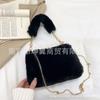 Outono e Inverno Plush Bag 2023 novo saco feminino ins nicho cadeia mensageiro saco moda pequeno quadrado saco peludo