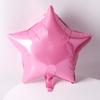 Balão de filme de alumínio estrela de cinco pontas de 18 polegadas decoração de aniversário layout de sala de casamento vedação automática placa Star Light balão de hélio vazio flutuante