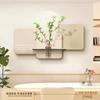 Pintura Decorativa Moderna Minimalista para Restaurante, Plantas Verdes Hidropónicas, Arte de Pared de Estilo Fresco para Sala de Estar, Mural de Pared para Fondo de TV de Panda