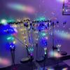 Lámpara Solar de Luciérnaga para Suelo Patio Jardín Vacaciones de Navidad Cadena de Luces LED para Césped Linterna Personalización de Fábrica