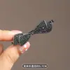 Pinzas para el Cabello con un Toque de Lujo, Exquisitos Accesorios para el Cabello, Pinzas Laterales Brillantes con Pedrería para Flequillo, Pasadores, Pinzas de Moño, Adornos para el Cabello