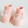 Calcetines de encaje nuevos para niños Primavera y Otoño Calcetines de encaje para niñas Doble aguja Sueltos Color liso Calcetines para bebé