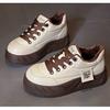 Sapatos Plataforma Femininos Pão com forro de lã 2024 Super Macios Novos Versáteis Casuais Sapatos Femininos Tênis de Moda Quentes Esportivos Sapatos de Algodão