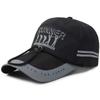 Gorra de béisbol de ala larga estampada para hombre, nueva gorra de primavera y verano, para exteriores, protección solar y parasol, para pesca, de secado rápido.