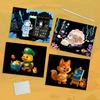 Nuevo Libro de Pintura Creativa de Graffiti para Niños con Animales 3D para Rascar Aventura Bajo el Mar Caperucita Roja Tarjeta para Rascar