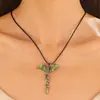 Collar de Dragón Gótico Retro Oscuro para Mujer Estilo Europeo y Americano ins Creativo Cadena Clavicular con Forma de Dragón Transfronterizo Cadena de Cuello Zodiacal Marea