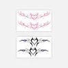 Estilo Ins Corazón Rojo Espina Mariposa Pegatina de Tatuaje Impermeable y Duradera Dulce y Genial Tatuaje debajo del Pecho para Niñas